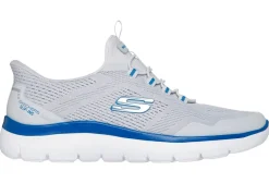SKECHERS, sportliche Herren-Sneaker, mit geformter Slip-Ins Fersenplatte