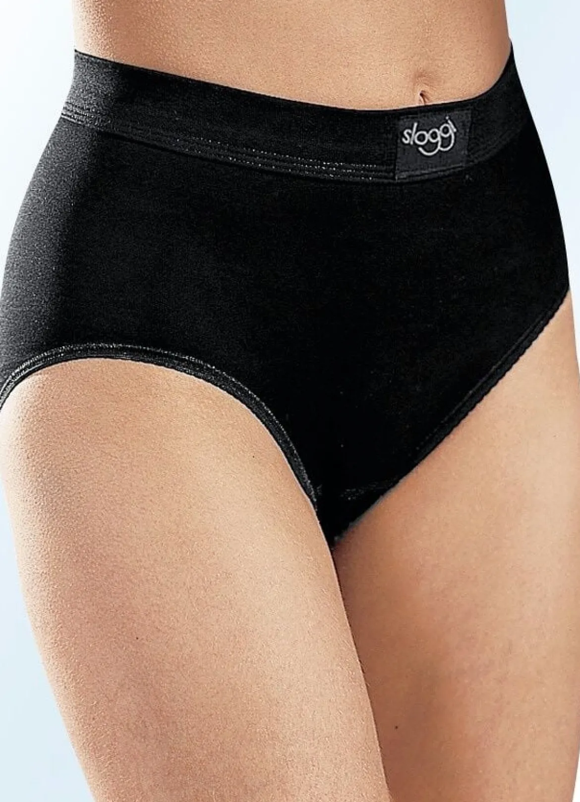 sloggi Double Comfort Zwierpack Maxi-Slips mit BIO-Baumwolle