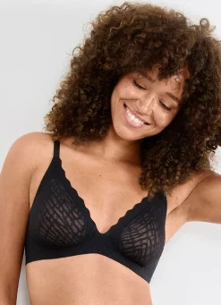 sloggi ZERO Feel-Push-up-BH mit Elastikspitze