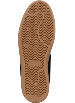 Sneaker aus Veloursleder mit Nappa-Besätzen und gepolstertem Schaftrand