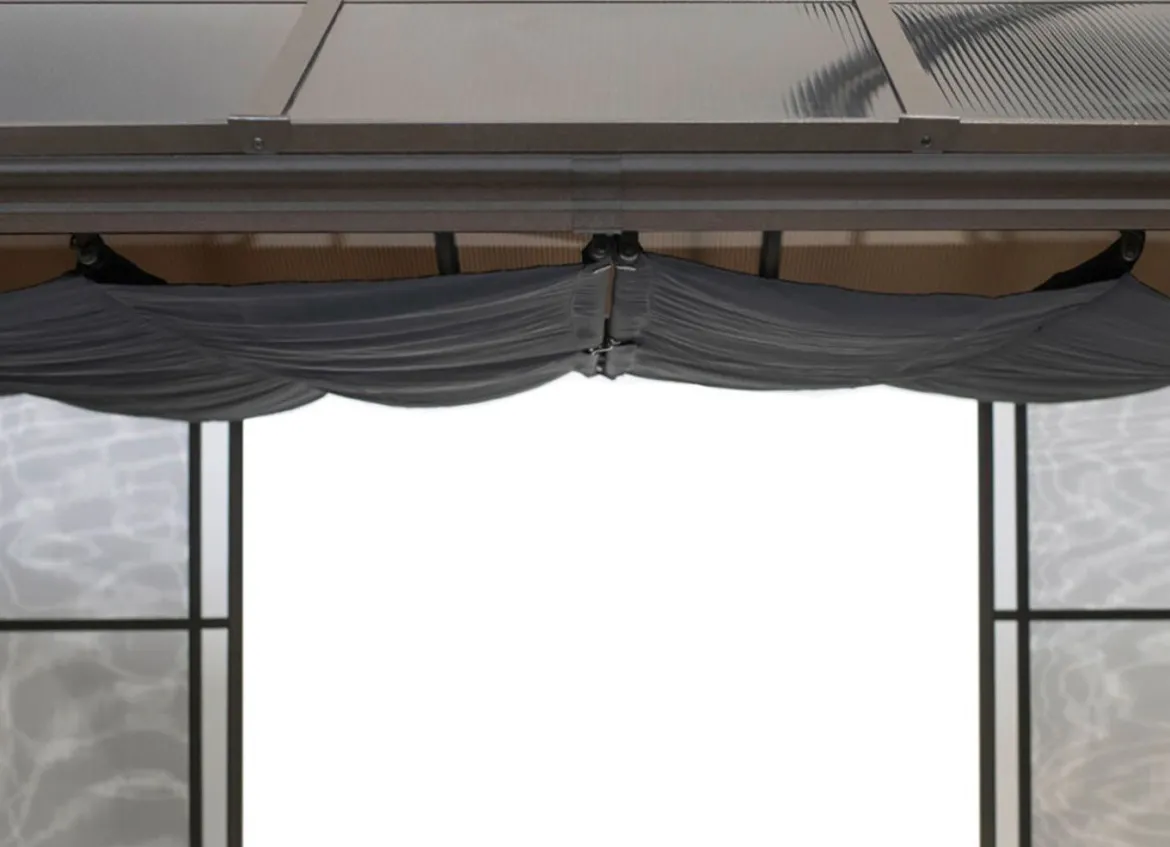 SOJAG Aluminium Pavillon Castel in edlem Bronzeton