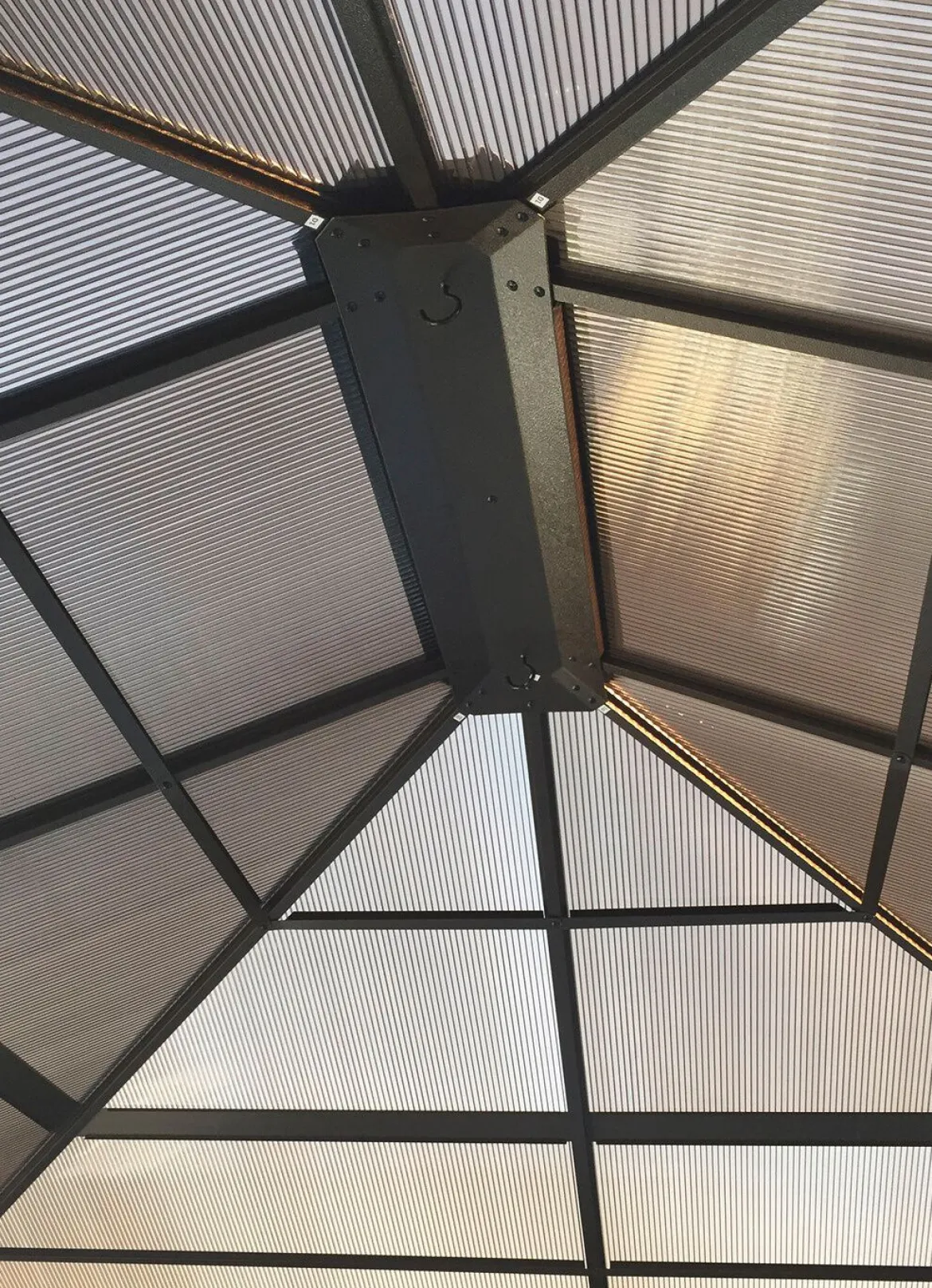 SOJAG Aluminium Pavillon Castel in edlem Bronzeton