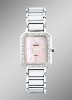 Solar-Damenuhr mit Swarovski-Kristalle