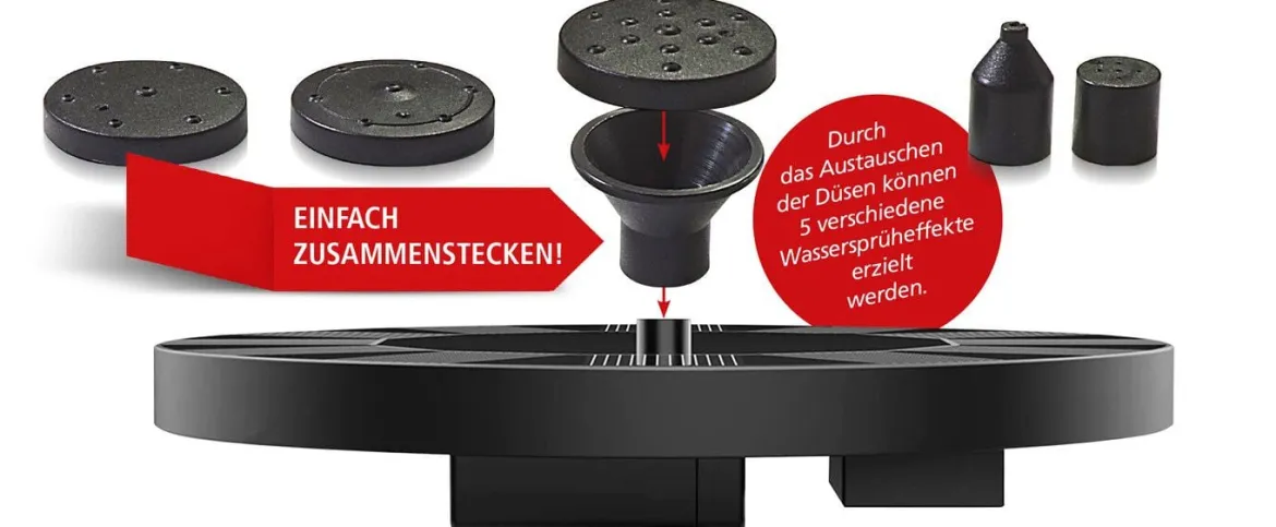 Solar-Springbrunnen-Set