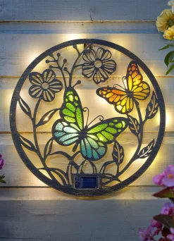 Solar-Wanddeko "Papillon"
