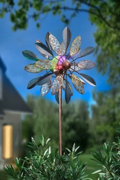 Solar-Windrad Mistral aus Metall
