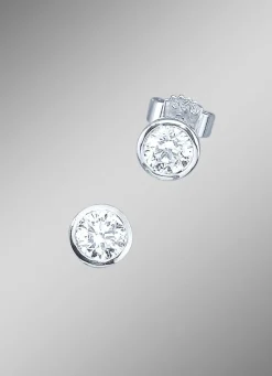 Solitär-Ohrstecker mit lupenreinen Brillanten