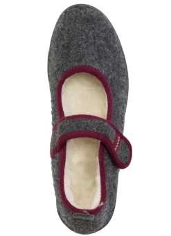 Spangenschuh aus weichem Filz