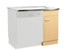 Spülenschrank mit melaminharzbeschichteter Oberfläche
