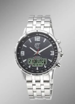 Sportliche Funk-Solar-Herrenuhr