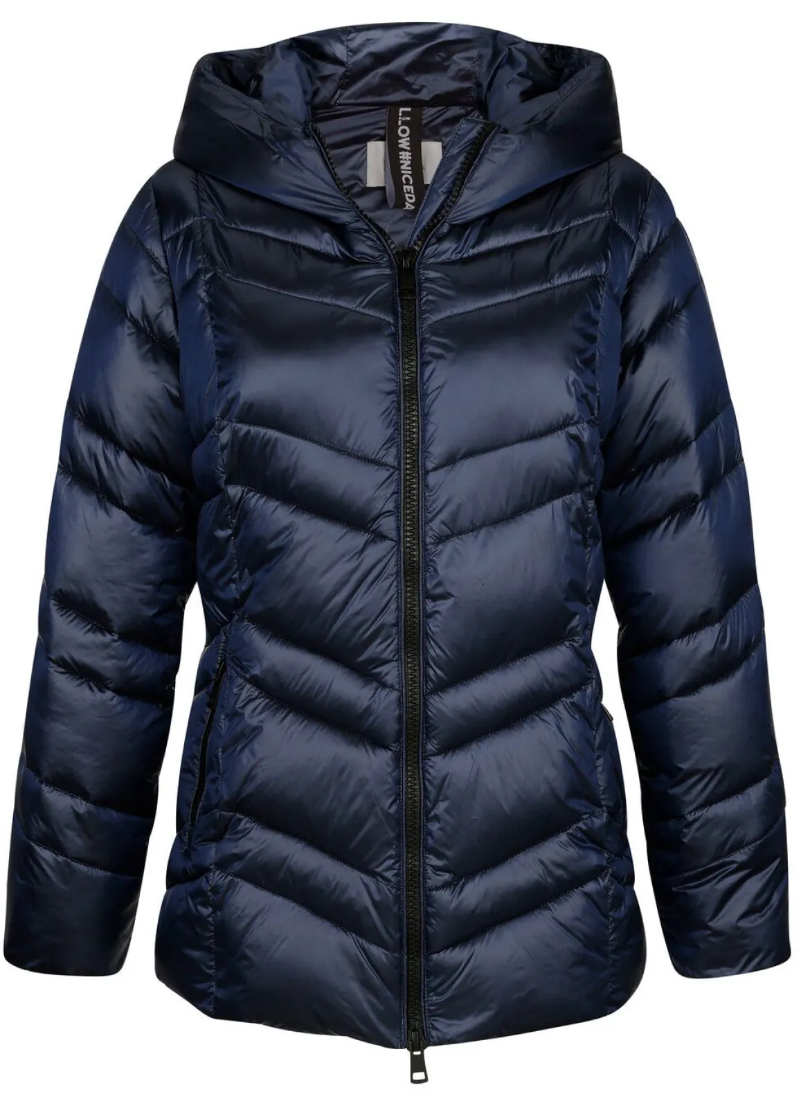 Steppjacke mit fester Kapuze