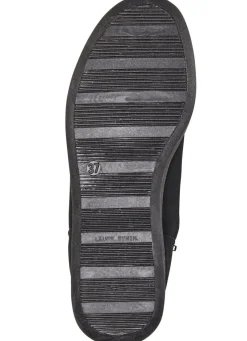 Stiefelette aus weichem, gestepptem Nubukmaterial