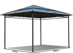 Stilvoller Hardtop-Pavillon