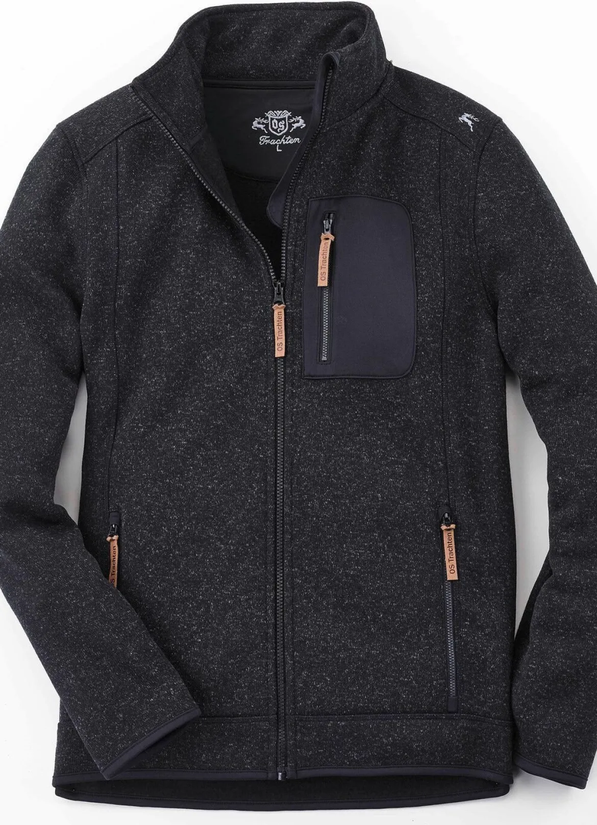 Strickfleece-Kurzjacke
