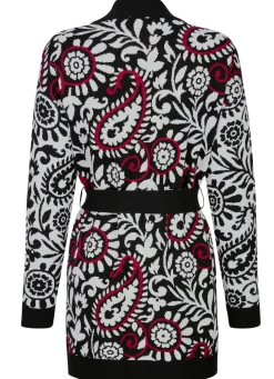 Strickjacke in Jacquard-Dessin