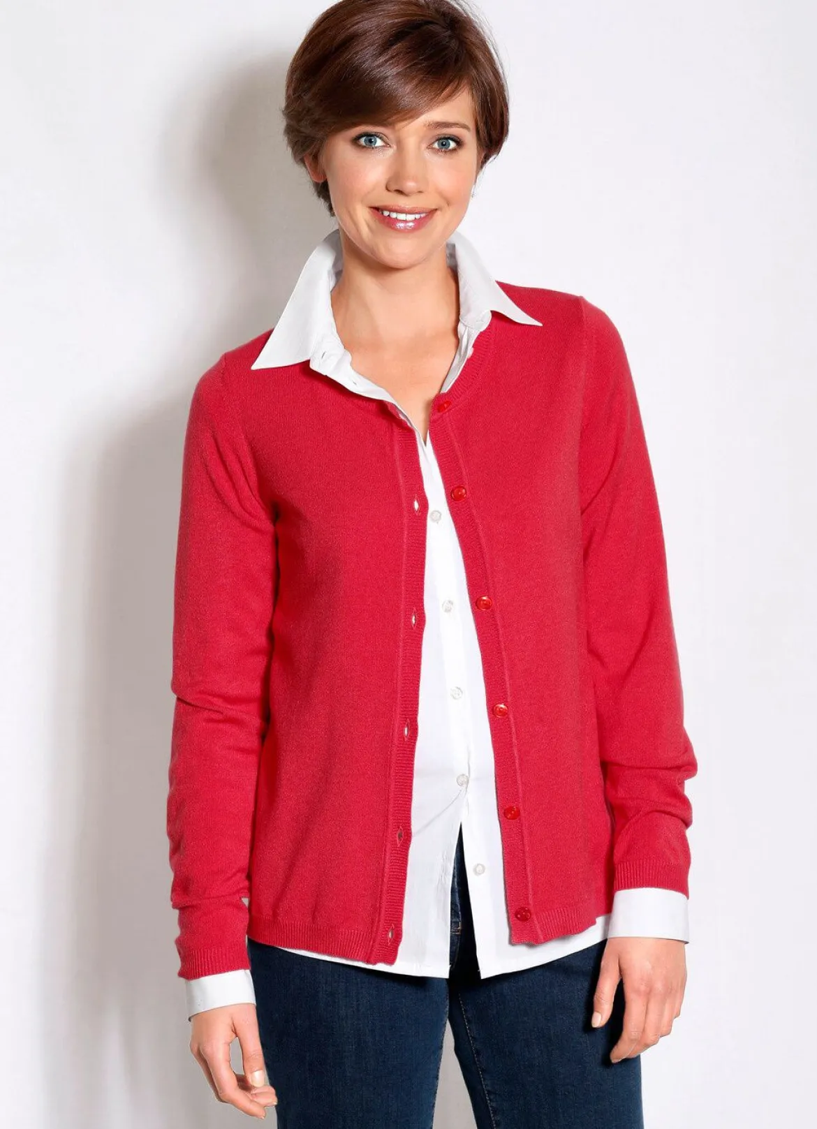 Strickjacke mit Modal