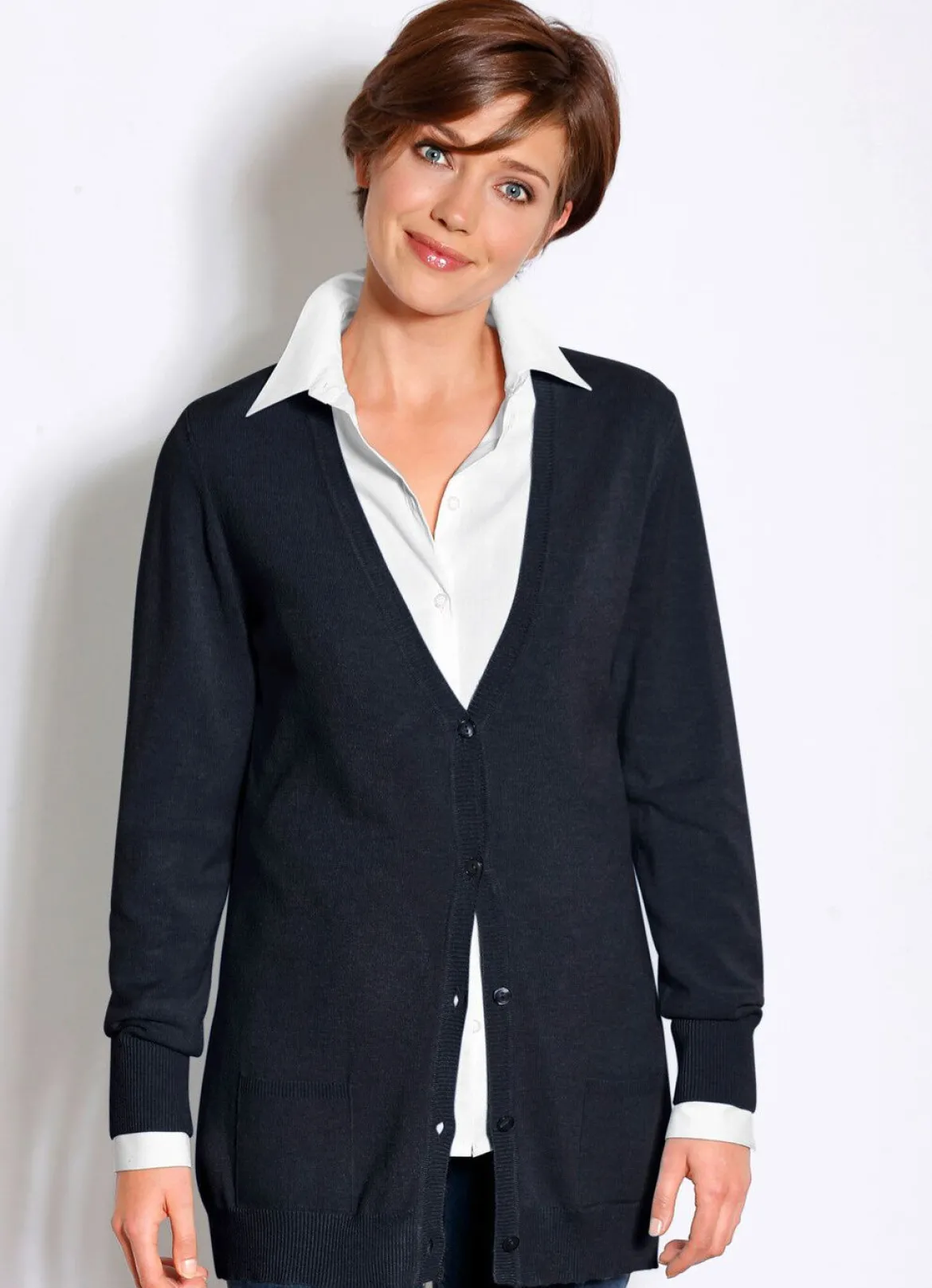 Strickjacke mit Modal