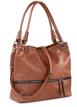 Tasche mit trendigen Ziernieten
