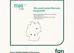TESTSIEGER Mehrzonen-Matratze „max foam by fan“