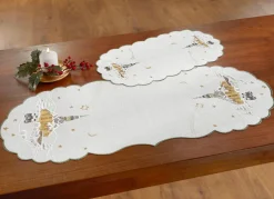 Tisch- und Raumdekoration mit echter Plauener Spitze
