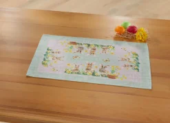 Tisch- und Raumdekoration mit Häschen-Motiv