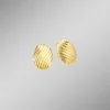 Tolle Ohrstecker mit Rillendesign