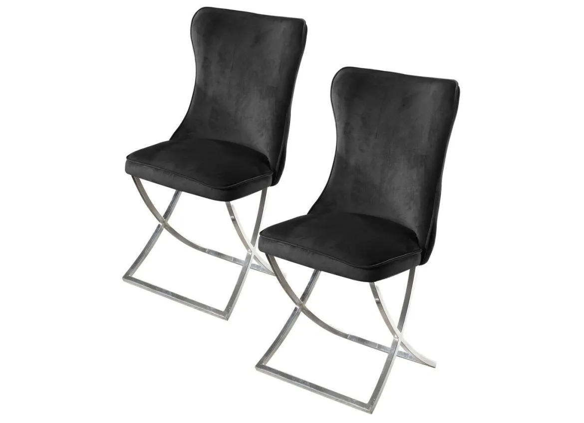 Trendige Esszimmer-Stühle, 2er-Set