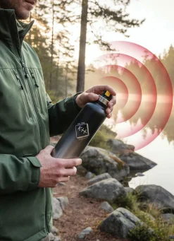 Trinkflasche mit Alarm