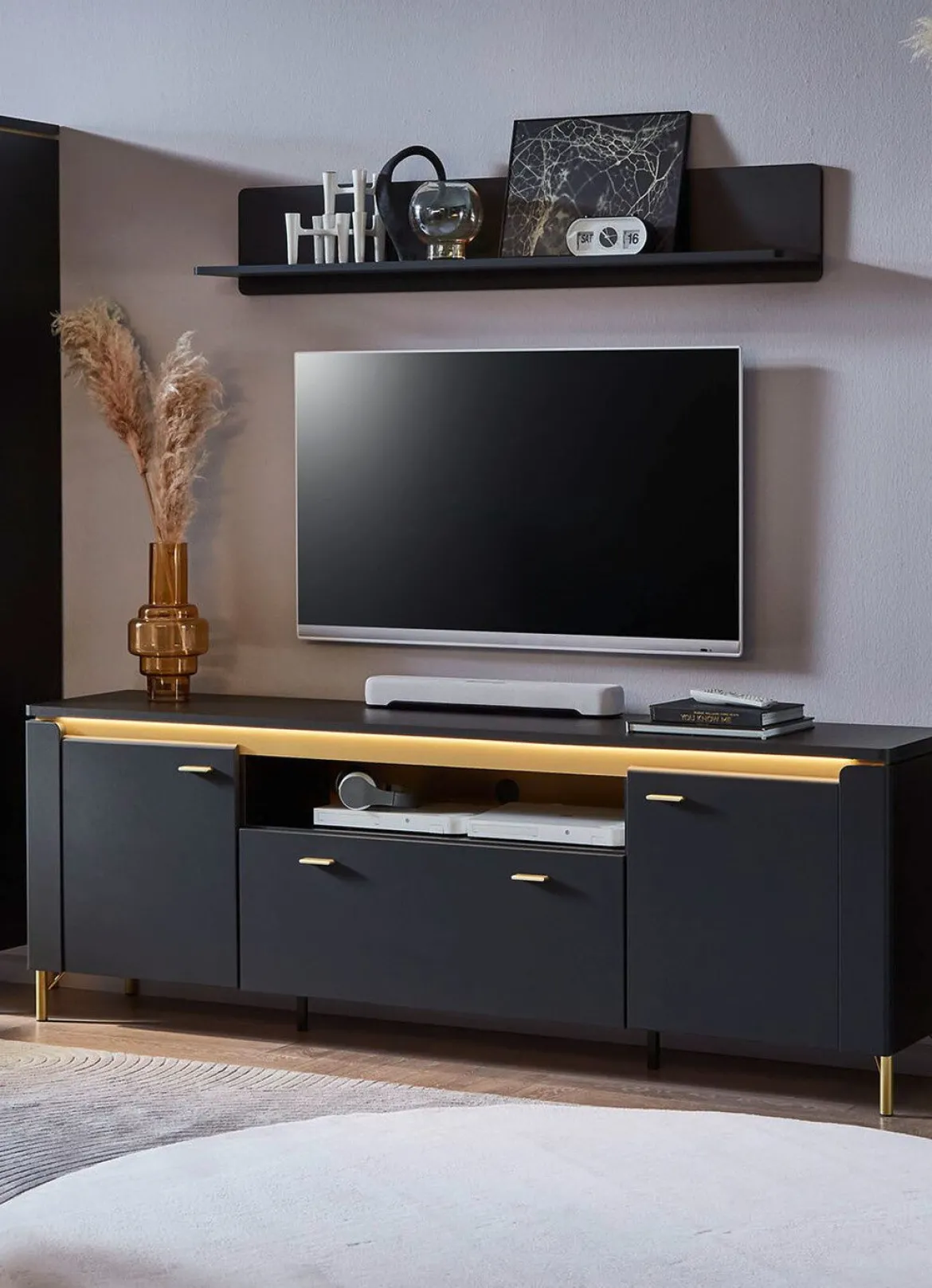 TV-Longboard mit LED-Beleuchtung