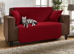 Unempfindliche Sessel-,Couch- und Armlehnenschoner aus Chenille