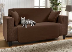 Unempfindliche Sessel-,Couch- und Armlehnenschoner aus Chenille