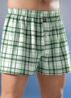 Viererpack Boxershorts, kariert
