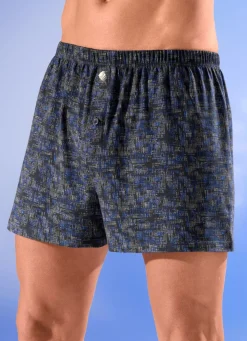 Viererpack Boxershorts mit knöpfbarem Eingriff