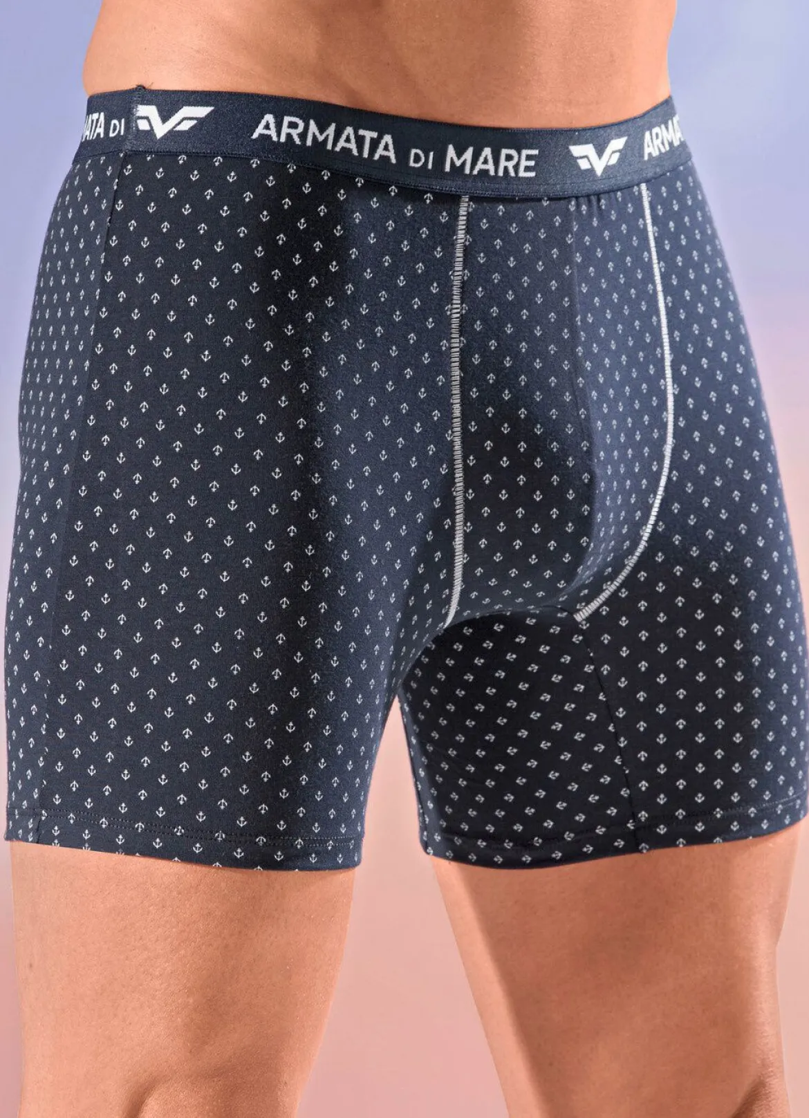 Viererpack Pants mit Alloverdessin