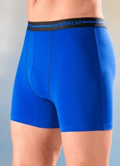 Viererpack Pants, uni mit Elastikbund