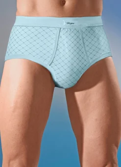 Viererpack Slips aus Feinjersey, mit Eingriff