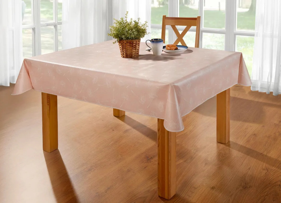 Wachstuch-Tischdecke mit Pusteblumen-Motiv