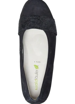 Waldläufer, bequeme Damen-Pumps, Weite K, mit herausnehmbarem Fußbett
