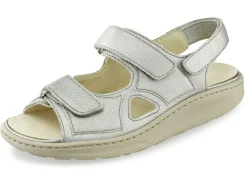 Waldläufer, bequeme Damen-Sandalen, Weite H, mit herausnehmbarem Fußbett