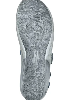 Waldläufer, bequeme Damen-Sandalen, Weite G, mit herausnehmbarem Fußbett