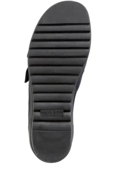 Waldläufer, bequeme Damen-Sandalen, Weite H, mit herausnehmbarem Fußbett