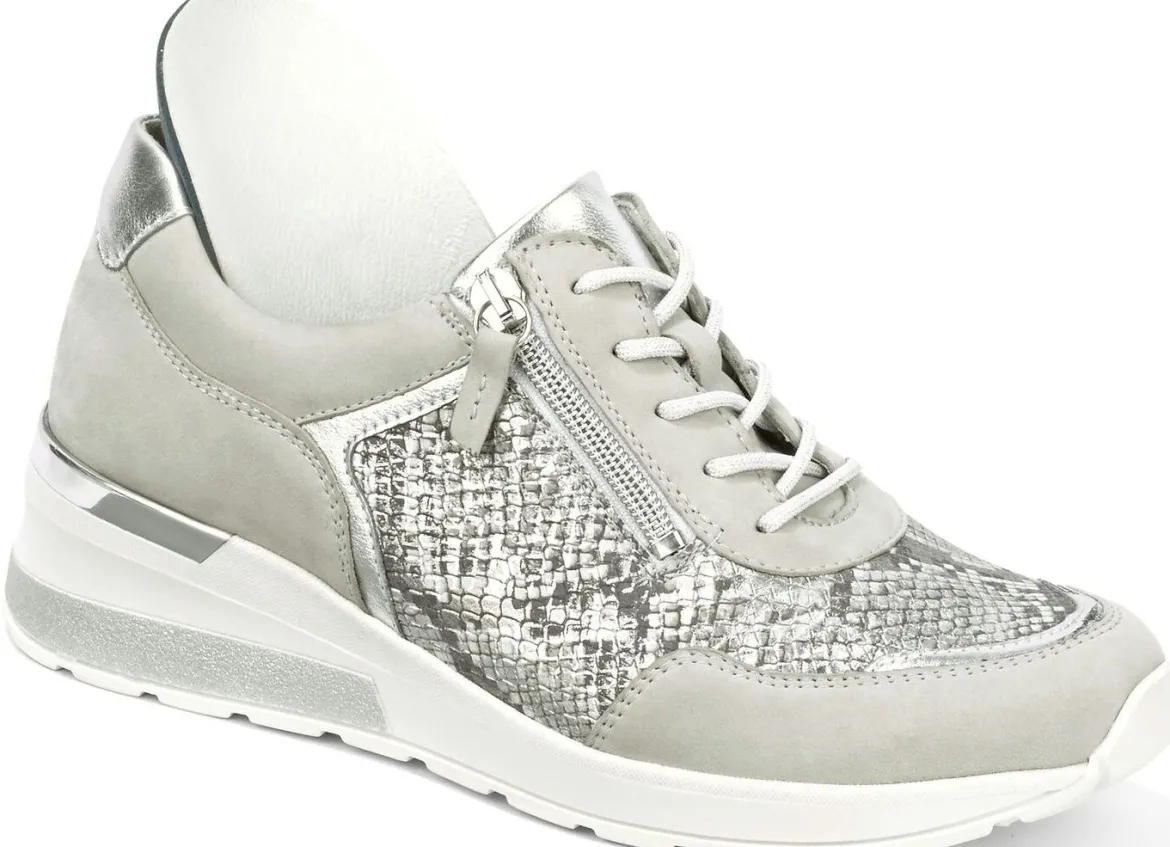Waldläufer, bequeme Damen-Schnürschuhe, Weite H, mit herausnehmbarem Fußbett