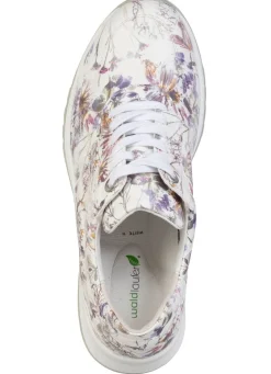 Waldläufer, bequeme Damen-Schnürschuhe, Weite H, mit herausnehmbarem Fußbett