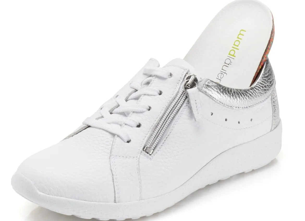 Waldläufer, bequeme Damen-Schnürschuhe, Weite K, mit herausnehmbarem Fußbett