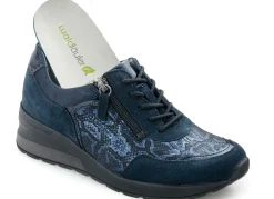 Waldläufer, bequeme Damen-Schnürschuhe, Weite H, mit herausnehmbarem Fußbett