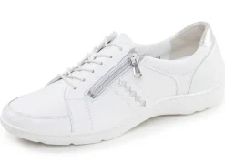 Waldläufer, bequeme Damen-Schnürschuhe, Weite H, mit herausnehmbarem Fußbett