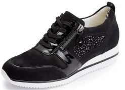 Waldläufer, bequeme Damen-Schnürschuhe, Weite H, mit herausnehmbarem Fußbett