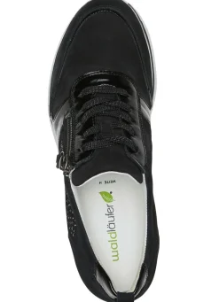 Waldläufer, bequeme Damen-Schnürschuhe, Weite H, mit herausnehmbarem Fußbett
