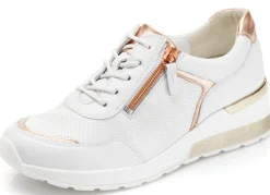 Waldläufer, bequeme Damen-Schnürschuhe, Weite H, mit herausnehmbarem Fußbett