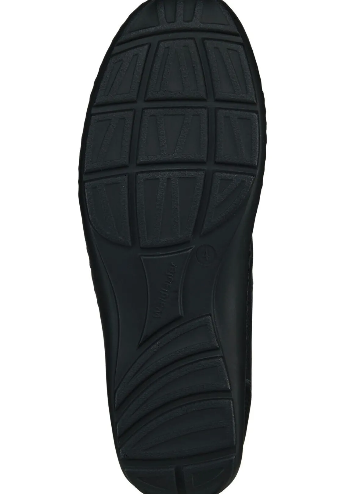 Waldläufer, bequeme Damen-Slipper, Weite H, mit herausnehmbarem Fußbett